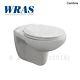 Toilet Wall Hung Mounted Bathroom Ceramic White Btw Adjustable Concealed Cistern