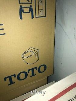 Toto WC Wall hung pan CW762Y with Toto VC100N toilet seat, new and boxed