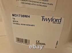 Twyford MODA MD1738WH Wall Hung WC White with MD7851WH Soft close Seat
