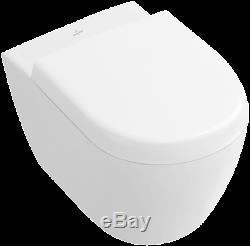 VILLEROY&BOCH SUBWAY2.0 WC TOILET PAN 48 or 56cm WALL HUNG+V&B SOFT CLOSING SEAT