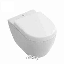 VILLEROY & BOCH SUBWAY 2.0 COMPACT 48cm RIMLESS WC PAN + V&B SOFT CLOSING SEAT