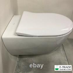 VILLEROY & BOCH SUBWAY WC wall hung toilet pan + Slim Soft Closing Seat