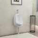 Vidaxl Wall Hung Urinal With Flush Valve Ceramic White Uk New