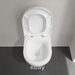 Villeroy & Boch Architectura Wall Hung Wc And Wrapover Seat Rimless Rrp £459