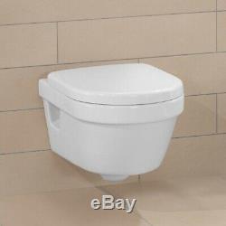 Villeroy & Boch Architectura rimless compact wall hung pan + Soft close seat