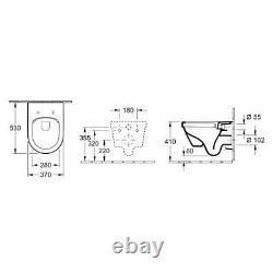 Villeroy & Boch Architectura wall hung toilet with soft Seat 4694R001 NEW model
