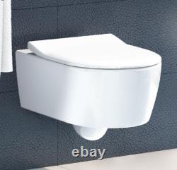Villeroy & Boch Avento 5656RS01 Wall Hung Toilet Plust Soft Close Toilet Sea
