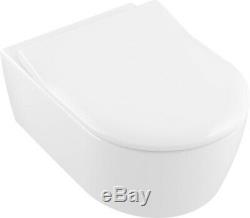 Villeroy & Boch Avento wc wall hung toilet pan rimless +slim seat 5656. RS. 01