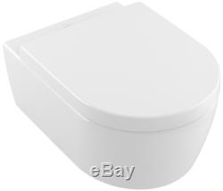 Villeroy & Boch Avento wc wall hung toilet pan rimless + soft seat 5656. HR. 01