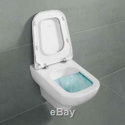 Villeroy & Boch Joyce wc rimless wall hung toilet pan only ceramic + 5607. R0. R1