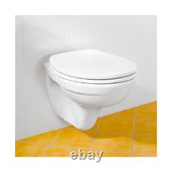 Villeroy & Boch Omnia Compact Wall Hung HO White Pan and Standard Seat 7667 10 0