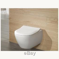 Villeroy & Boch Subway 2.0 rimless wc wall hung toilet pan slim seat 5614. R0.01