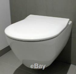 Villeroy&Boch Subway Rimless Toilet +Soft Slim Seat+GEBERIT UP100 WC Frame+Plate