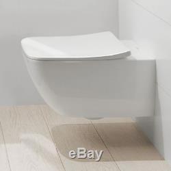 Villeroy & Boch VENTICELLO Wall Hung Rimless WC Toilet Pan with Ceramic Plus