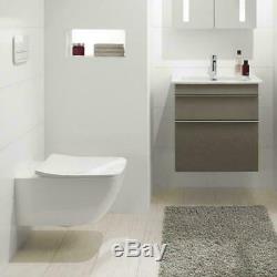 Villeroy & Boch Venticello Rimless Wall Hung Toilet Pan + Slim Soft Close Seat