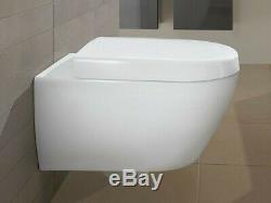Villeroy&Boch Wall Hung Toilet Pan + Soft Close Seat