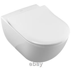 Villeroy and Boch Wall Hung Toilet Subway Horizontal Outlet White 66001001