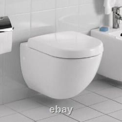 Villeroy and Boch Wall Hung Toilet Subway Horizontal Outlet White 66001001