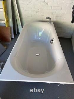 Villeroy boch 3 Piece Suite Double End Bath, Wall Hung Toilet Sink And Tap