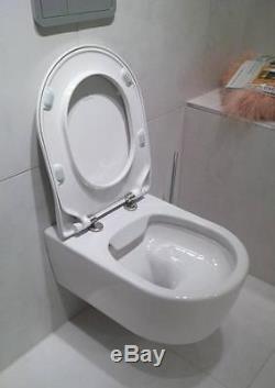 Villeroy&boch Frame, Wall Hung Toilet V&b Avento+soft Close Seat And Flush Plate