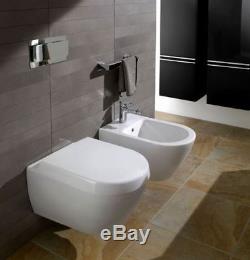 Villeroy&boch Subway 2.0 Compact 48cm Wall Hung Toilet Pan+soft Close Seat 2in1