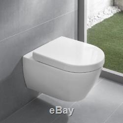 Villeroy&boch Subway 2.0 Compact 48cm Wall Hung Toilet Pan+soft Close Seat 2in1