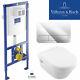 Villeroy &boch Viconnect Wc Frame+plate+architectura Rimless Soft Closing Toilet