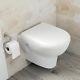 Vitra Zentrum Wall Hung Mount Rimless D Shape Toilet Pan Wc Soft Seat