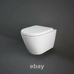 Vitra 750-1.0m Concealed Cistern Wc Frame Resort Rimless Wall Hung Toilet Pan