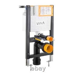 Vitra 750mm H Wall Hung Reduced Height Toilet Frame with 3/6 Litre Concealed Cis