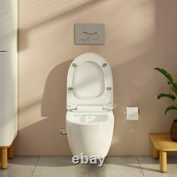 Vitra Aquacare Sento Rimless Wall Hung Bidet Toilet with Integrated Thermostatic