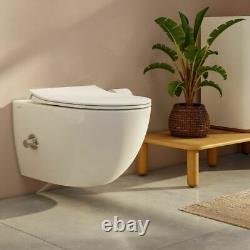 Vitra Aquacare Sento Rimless Wall Hung Bidet Toilet with Integrated Thermostatic
