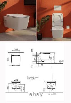 Vitra M line Aquacare, Will Hung, Non Electric Bidet Toilet Pan, Turkish Style