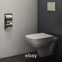 Vitra S20 Wall Hung Toilet 480mm Projection Soft Close Seat