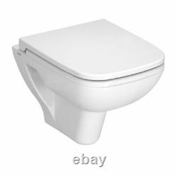 Vitra S20 Wall Hung Toilet Pan 520mm Projection Soft Close Seat