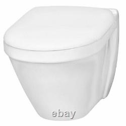 Vitra S50 480mm Short Projection Wall Hung Toilet WC Soft Close Seat