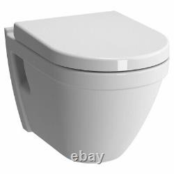 Vitra S50 Wall Hung Toilet WC Rimless Soft Close Seat