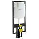 Vitra Slim 8cm Wc Frame For Wall Hung Wc 3/6 Litre