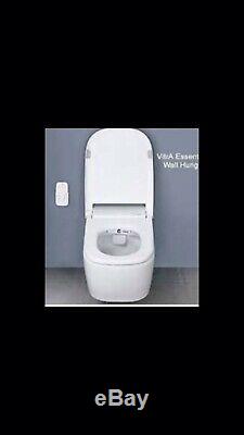 Vitra V Care Essential wall hung toilet