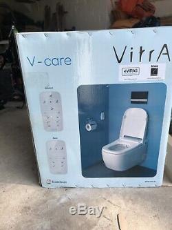 Vitra V Care Rimless Toilet Wall Hung Aqua Clean Bidet Wc Essential Model