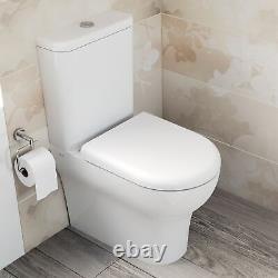 Vitra Zentrum Flush-to-Wall Close Coupled Toilet + Seat