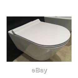 WC Modern White Ceramic Wall Hung Toilet Round CATALANO ZERO 55 MODEL 1VS55N00