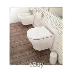 WC WALL HUNG TOILET WITH BIDET AND SEAT modern style