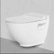Wall Hung All In One Combined Round Bidet Toilet With Soft Close Seat