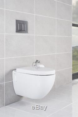 Wall Hung Bathroom Suite with Vanity Unit Furniture + 1700 Bath + WC Toilet