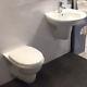 Wall Hung Bathroom Toilet And Basin Sink Suite Set