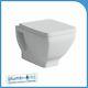 Wall Hung Cube Ceramic Toilet Wc Pan & Soft Close Seat Square Moods