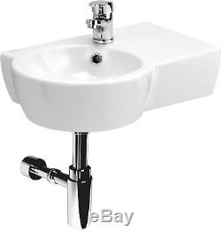 Wall Hung Mounted Toilet compact short Projection 480mm Optional Basin