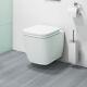 Wall Hung Pan & Soft Close Seat Modern Rak Manufactured