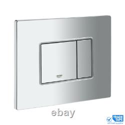 Wall Hung RIMLESS Toilet Pan & Seat with GROHE 1.13m Concealed WC Cistern Frame